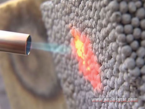Огнеупорные материалы с мелкофракционным гранулированным пеностеклом